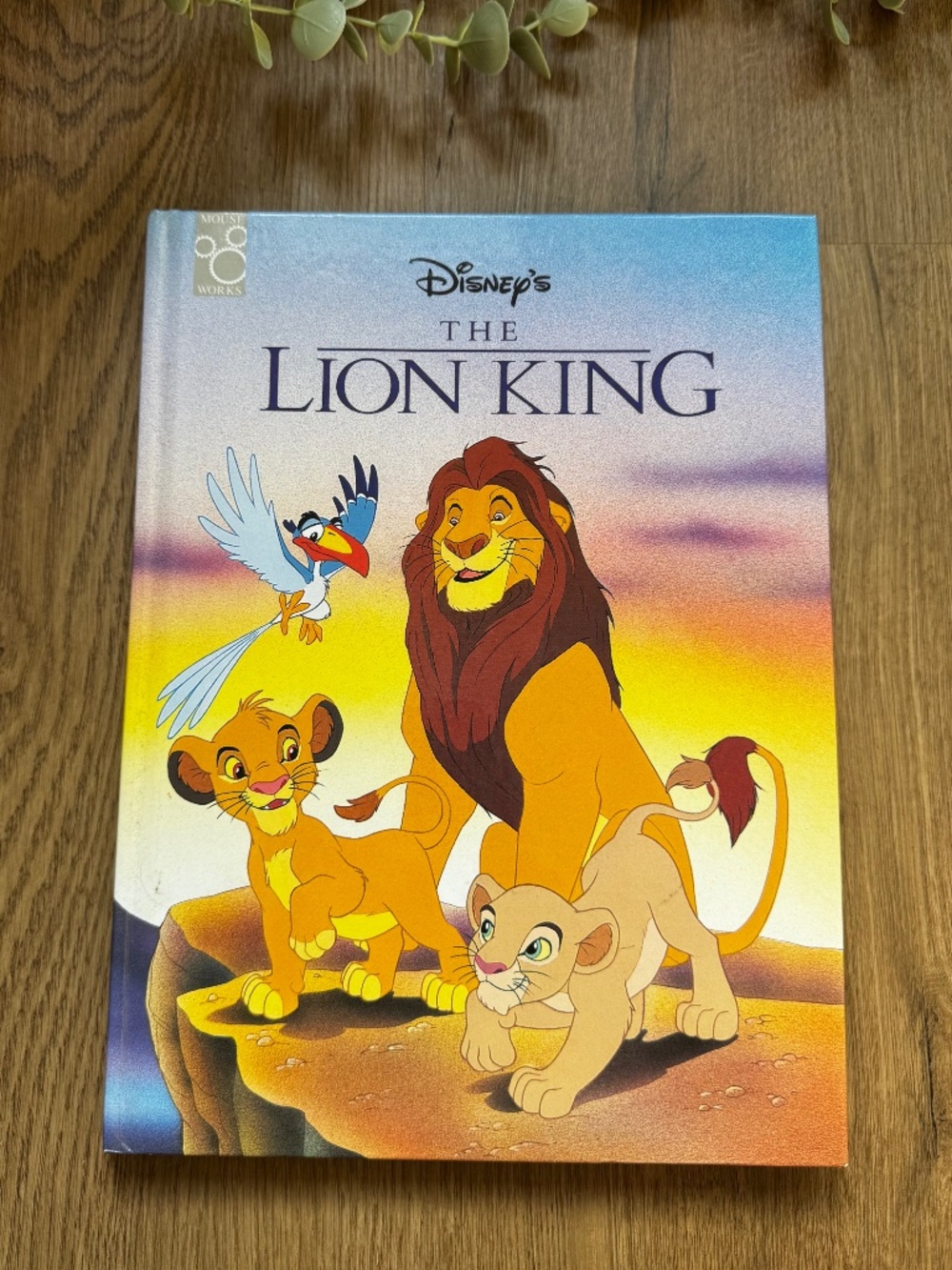 Vintage 1994 Disney Lion King Hardcover Book